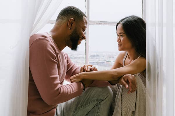 Couple in Window