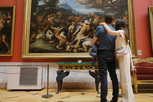 Couple at an Art Museum