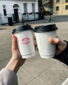 Couple on coffee date